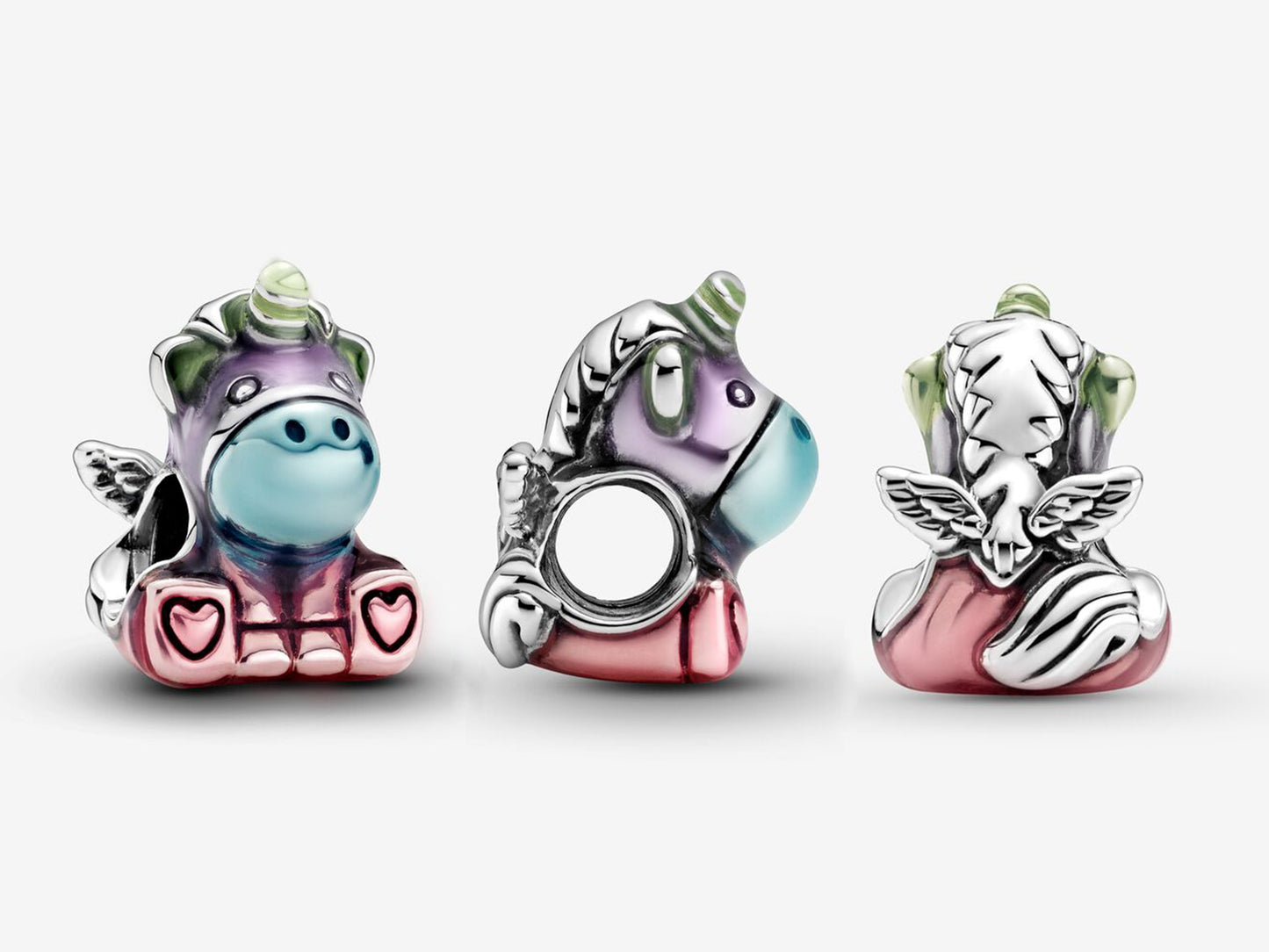 Colourful Rainbow Bruno the Unicorn Charm