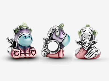 Colourful Rainbow Bruno the Unicorn Charm