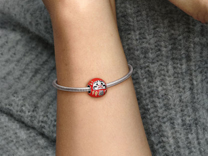 Red Daruma Charm