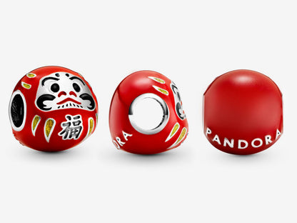 Red Daruma Charm