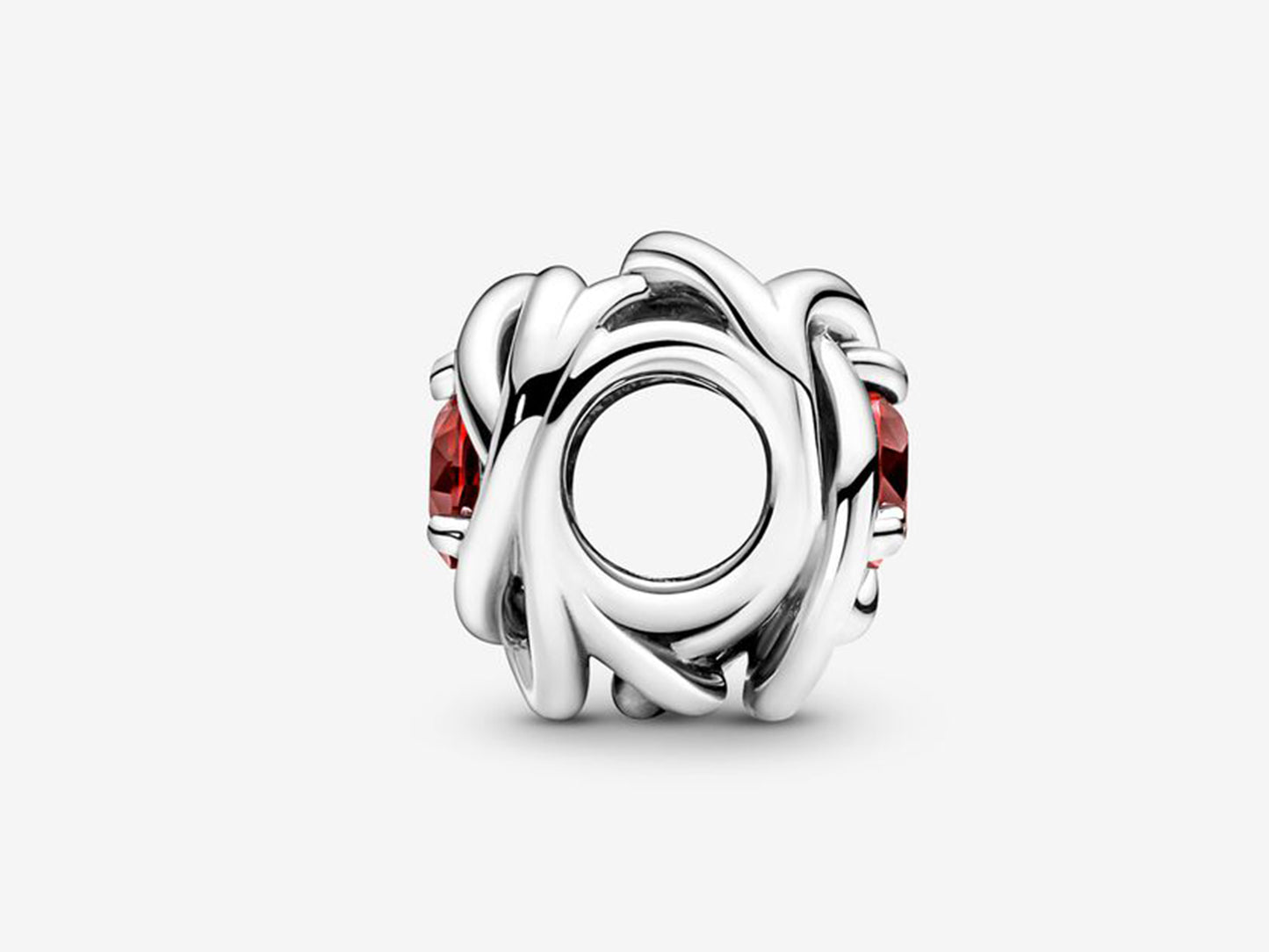 July True Red Eternity Circle Charm