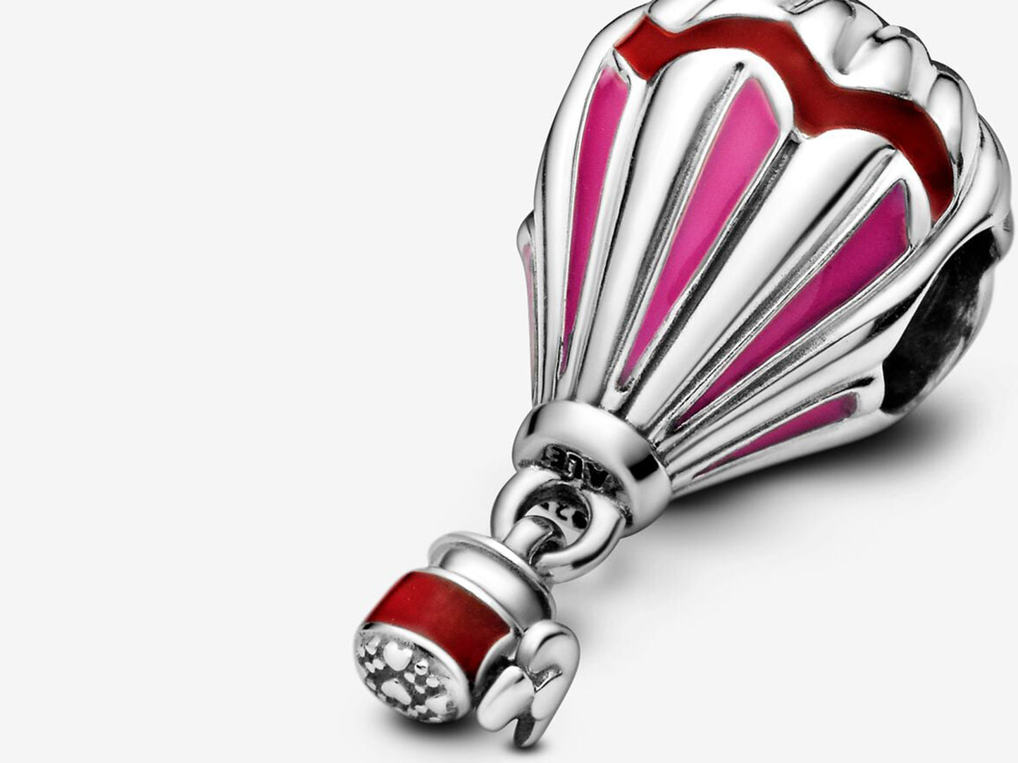 Red Hot Air Balloon Charm