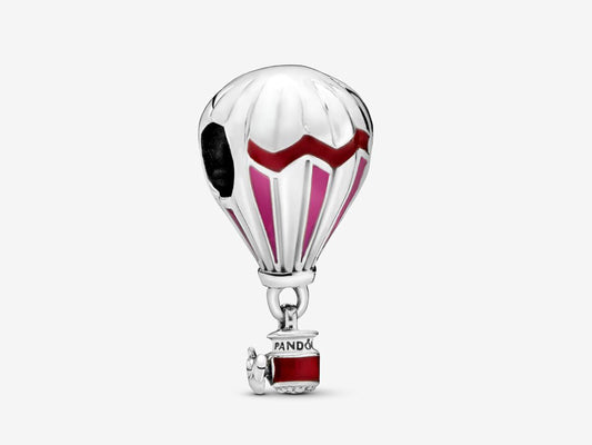 Red Hot Air Balloon Charm