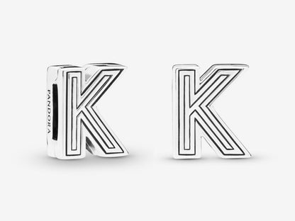Letter K Clasp Charm