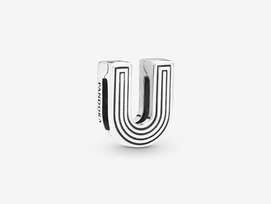 Letter U Clasp Charm