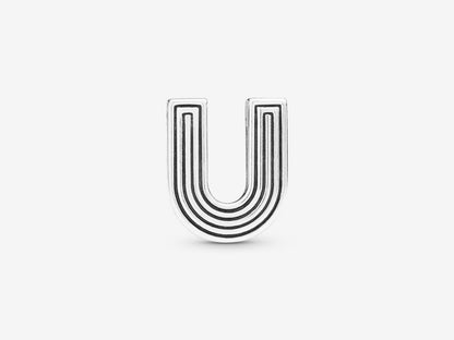 Letter U Clasp Charm