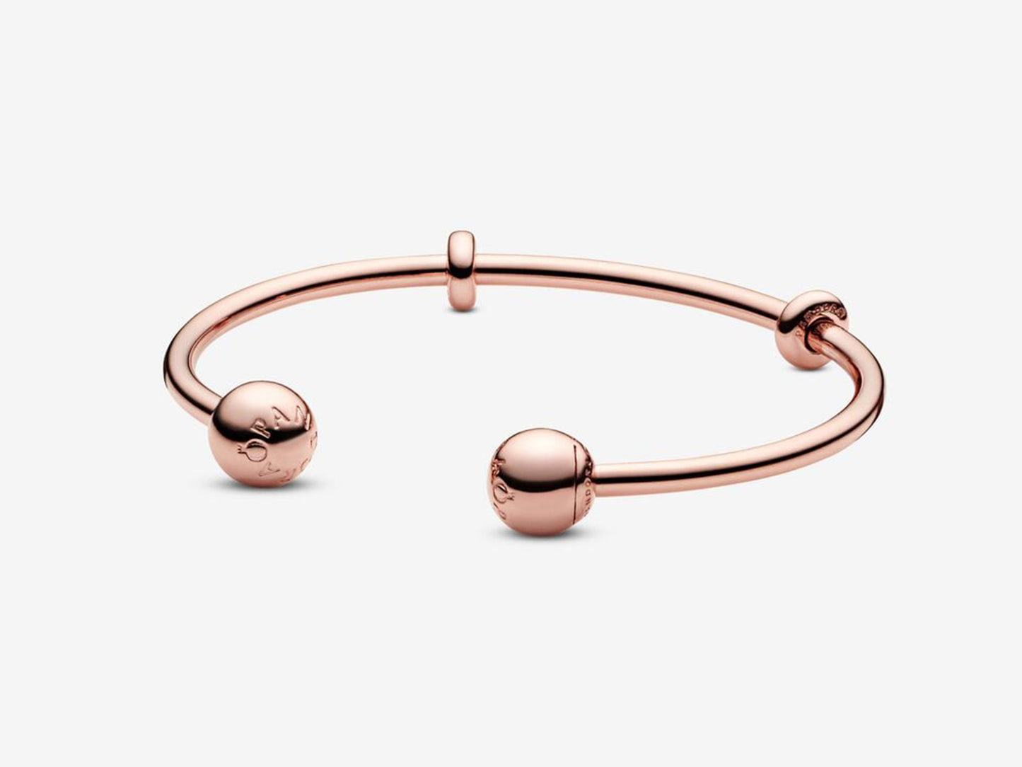 Copper-silver Open Bangle