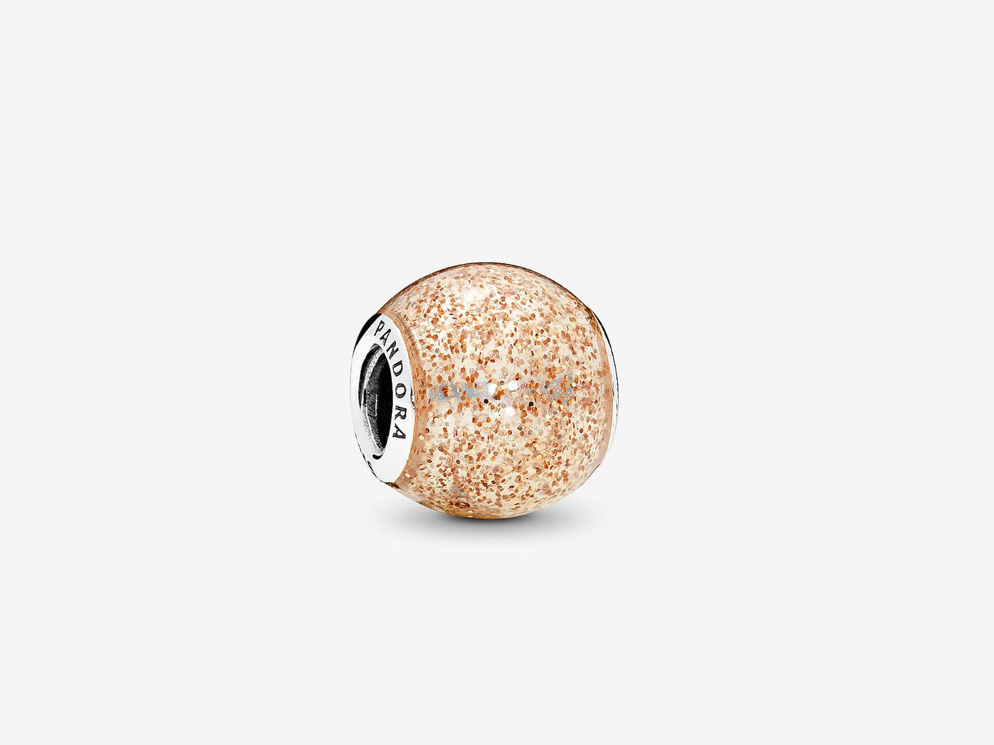 Rose Gold Sparkle Charm