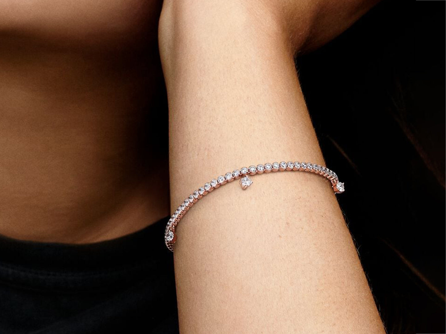 Sparkling Drops Tennis Bracelet
