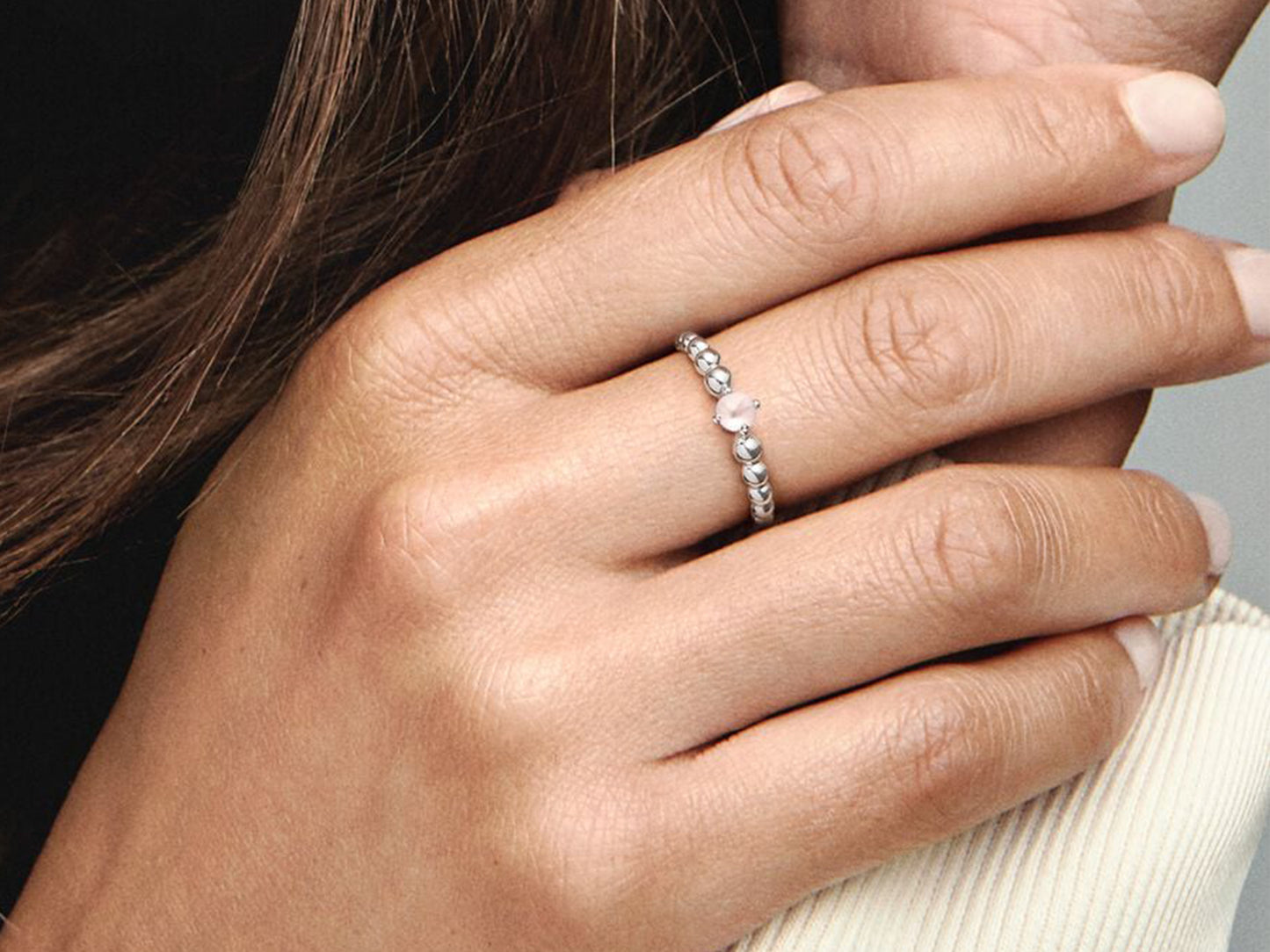 Rose Petal Radiance Ring