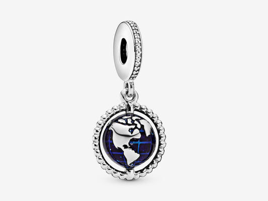 Spinning Globe Dangle Charm