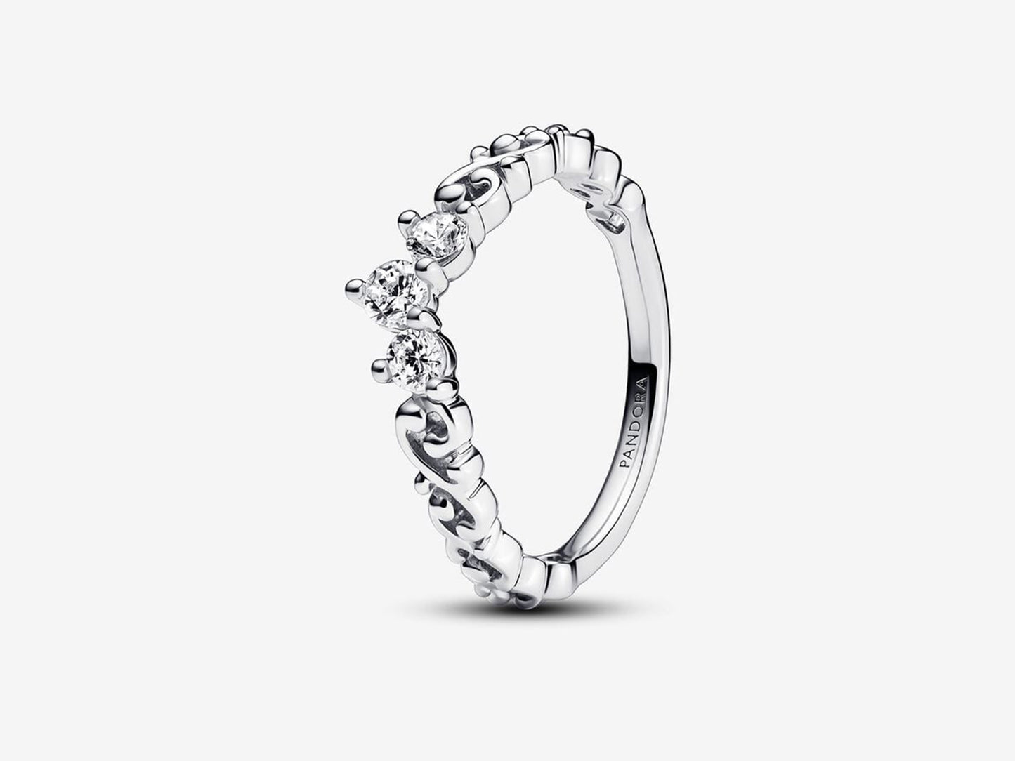 Regal Swirl Tiara Ring