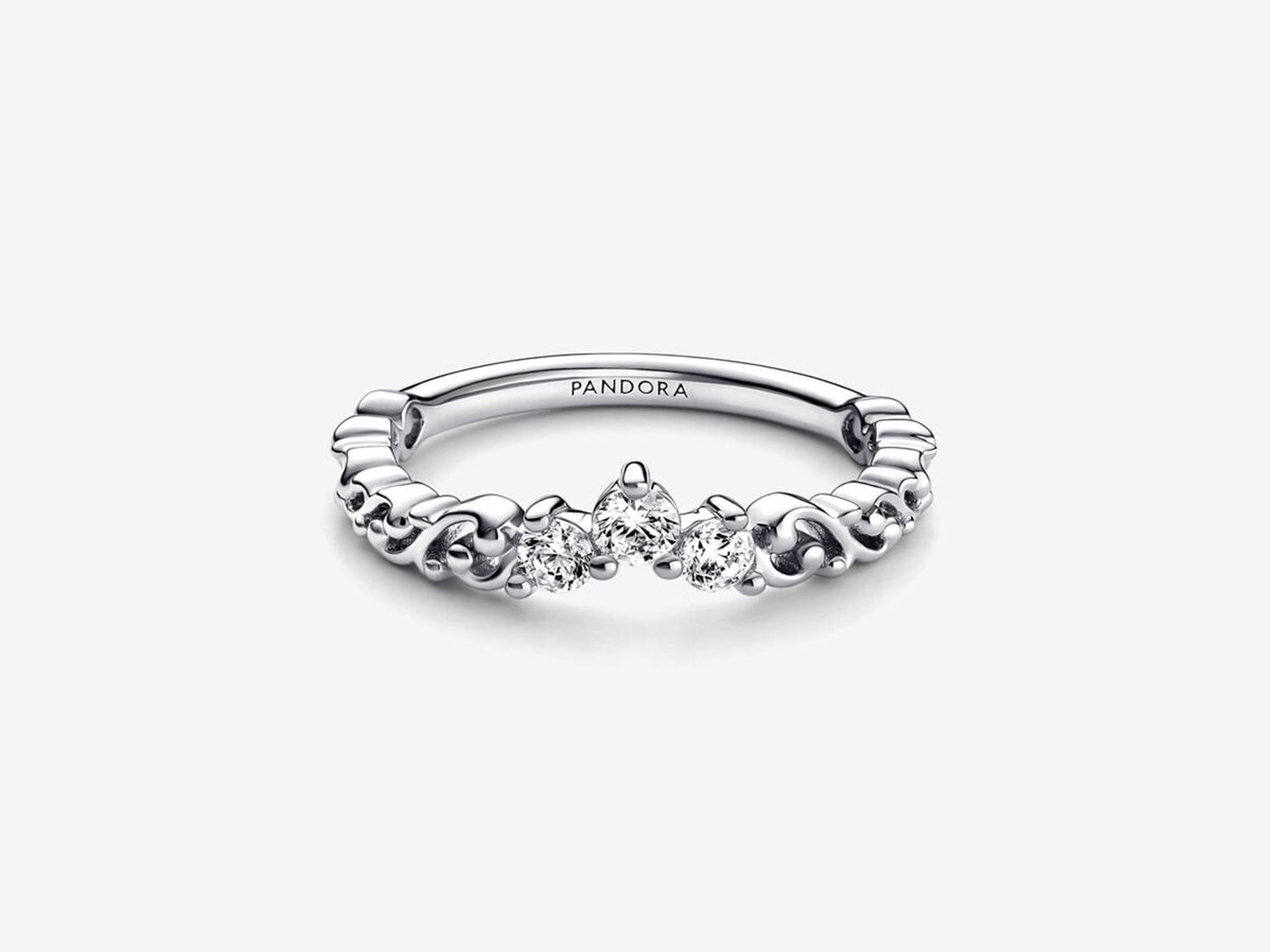 Regal Swirl Tiara Ring