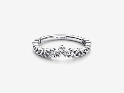 Regal Swirl Tiara Ring