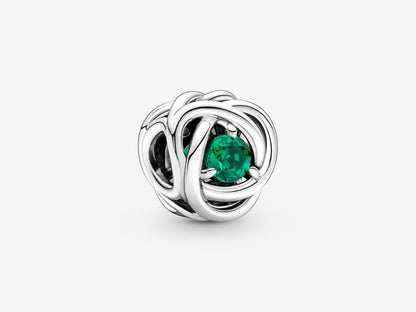 May Green Eternity Circle Charm