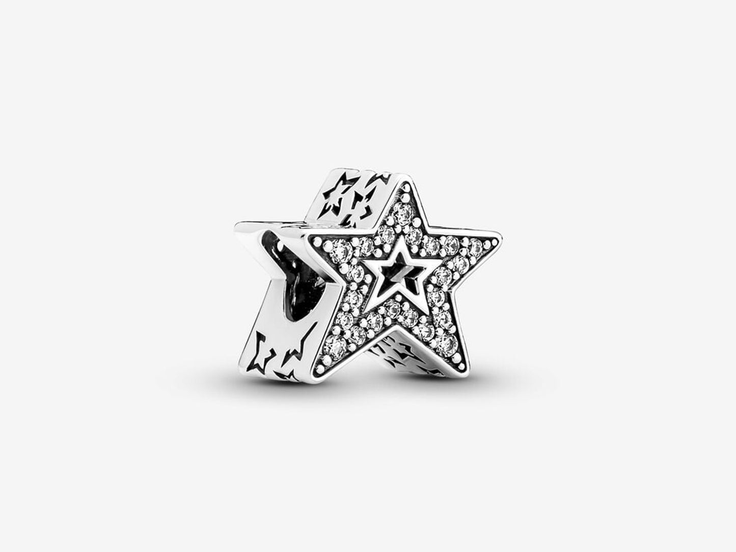 Shimmering Asymmetrical Stars Charm