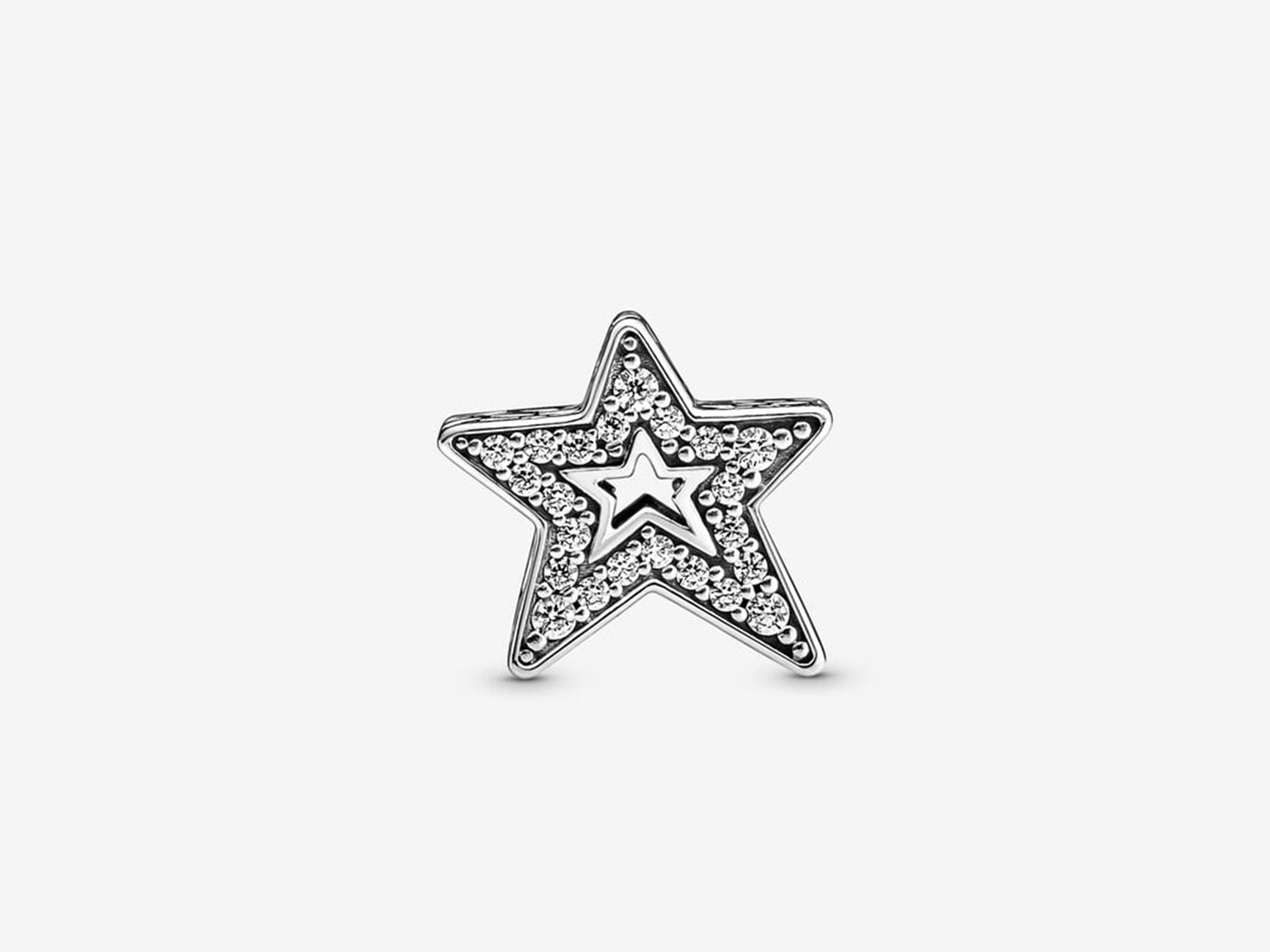 Shimmering Asymmetrical Stars Charm