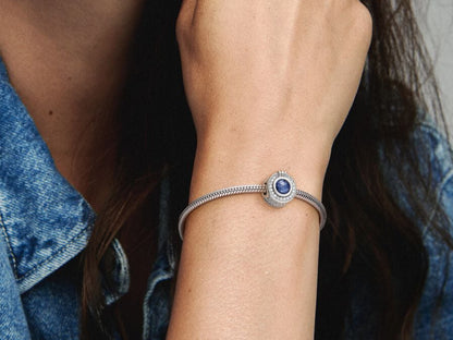 Shimmering Blue Crown O Charm