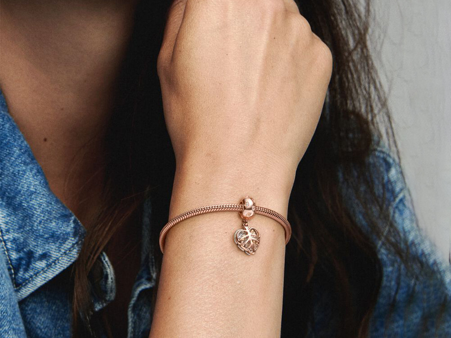 Shimmering Leaf Charm