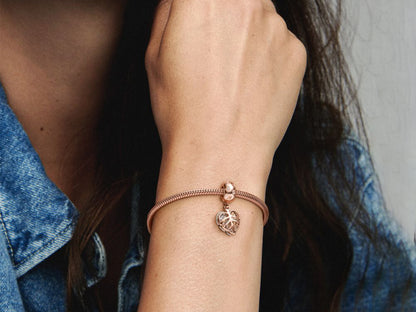 Shimmering Leaf Charm