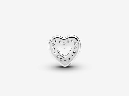 Sparkling Heart Charm