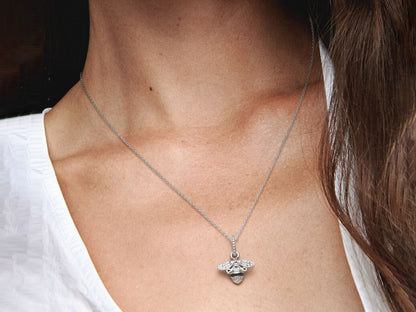 Shimmering Queen Bee Pendant