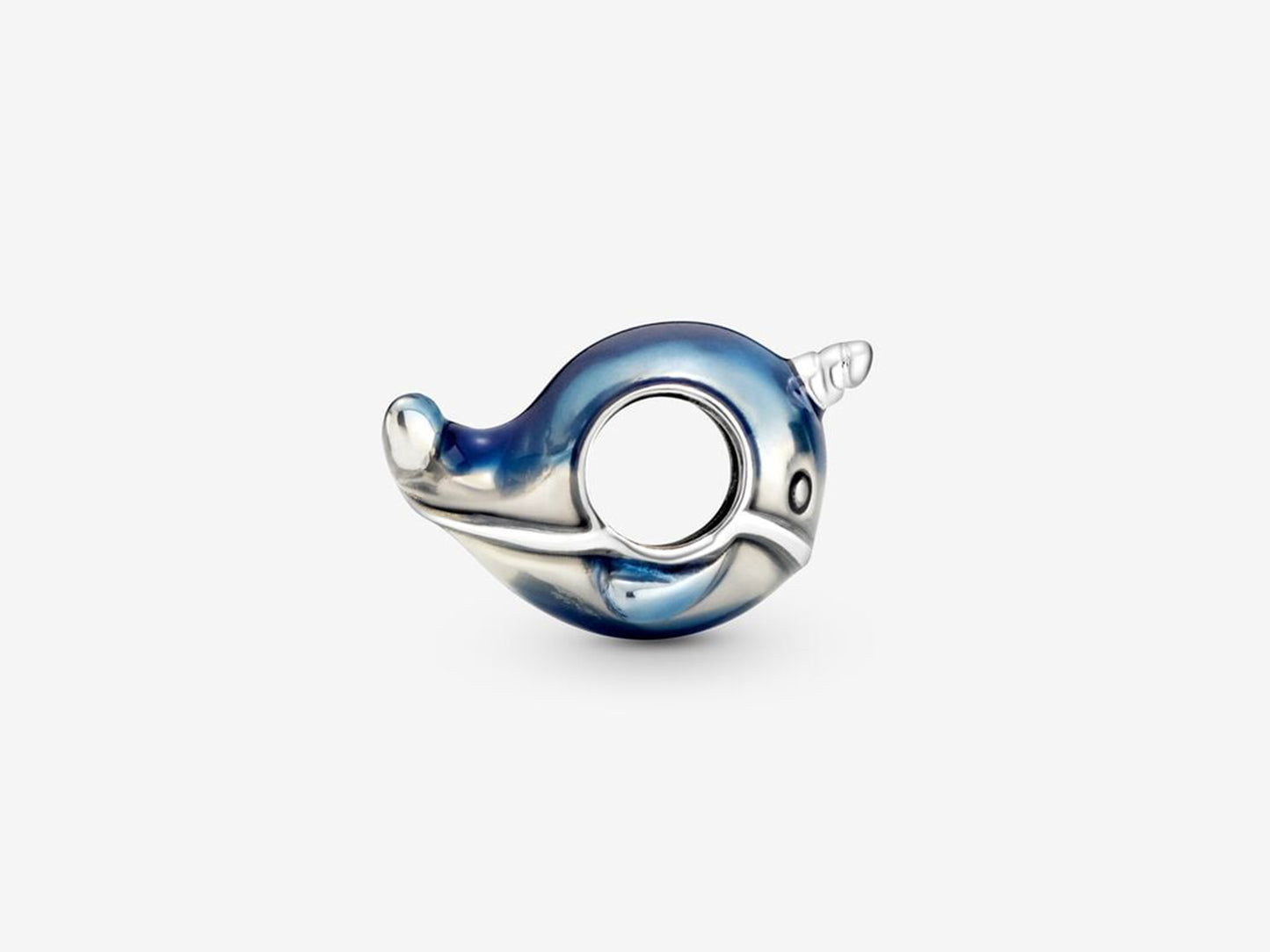 Shimmering Unicorn Whale Charm
