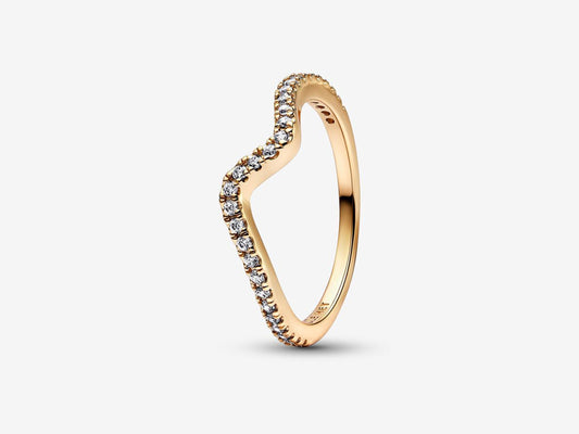 Sparkling Wave Ring