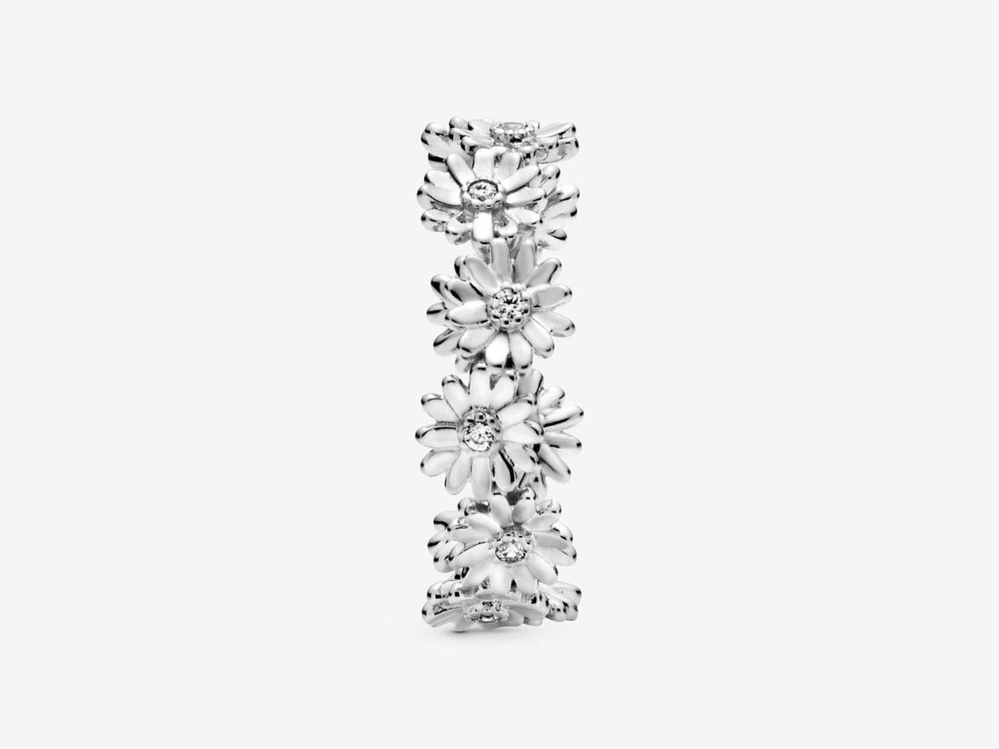 Sparkling Daisy Flower Crown Ring