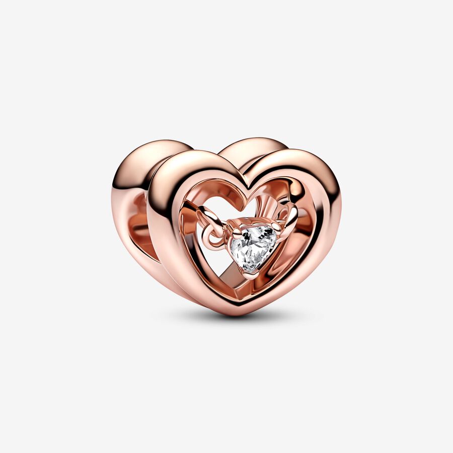 Shining Hearts  Charm