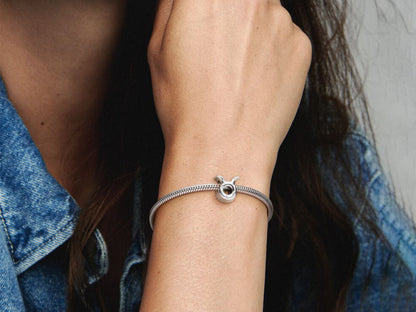 Sparkling Taurus Zodiac Charm