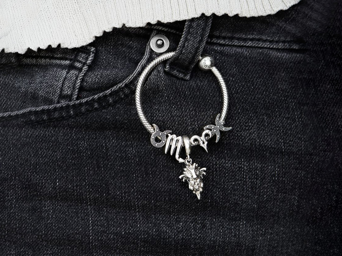 Sparkling Taurus Zodiac Charm