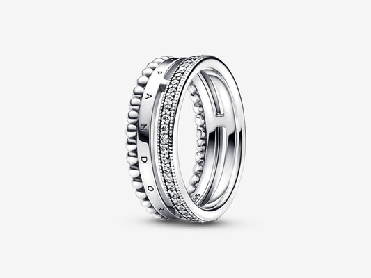 Three-in-One Iconic Charm Ring