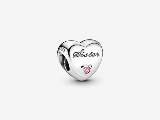 Sister Heart Charm