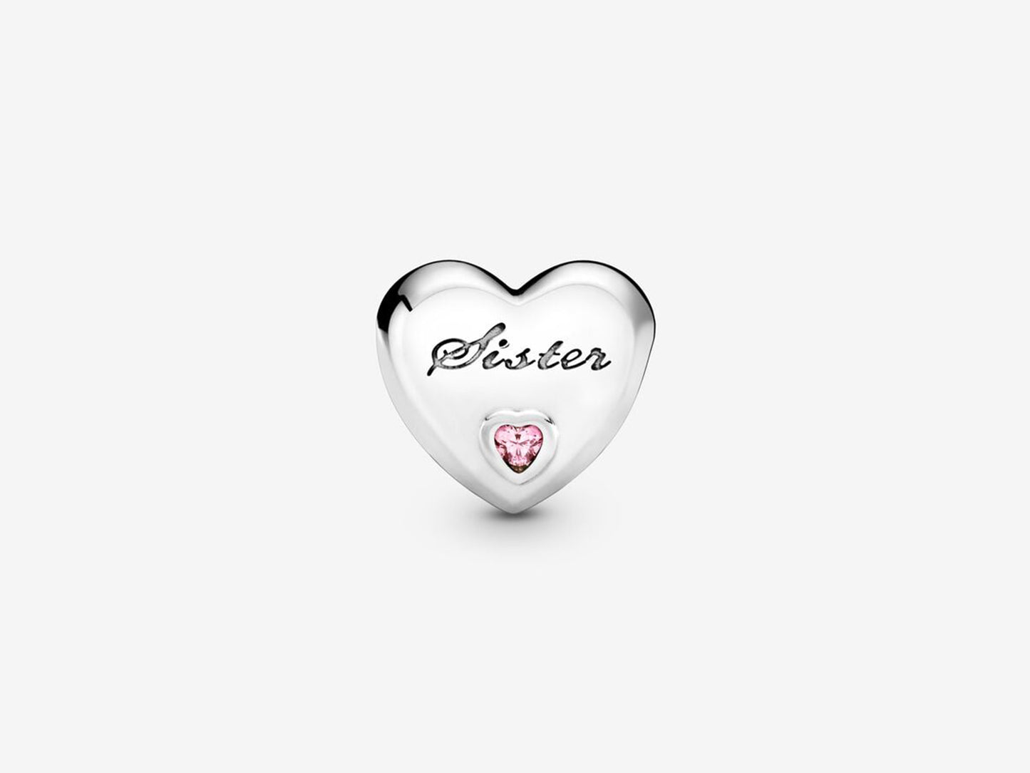 Sister Heart Charm