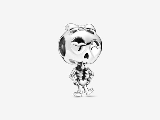 Skull Girl Charm