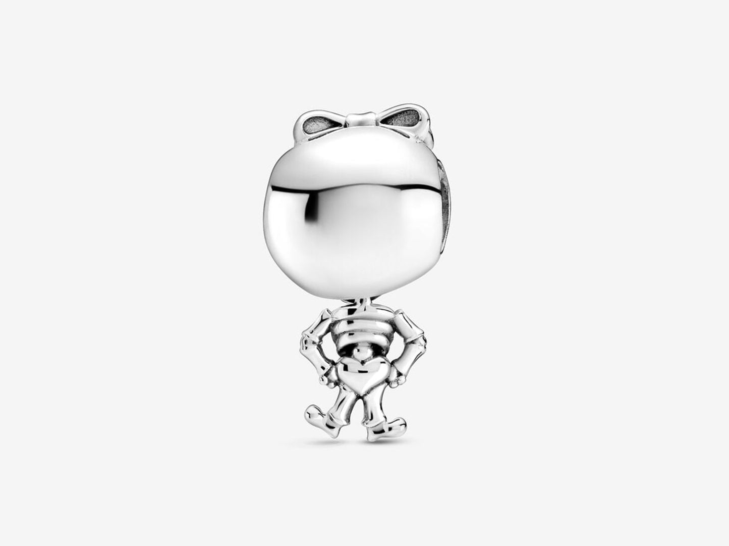 Skull Girl Charm