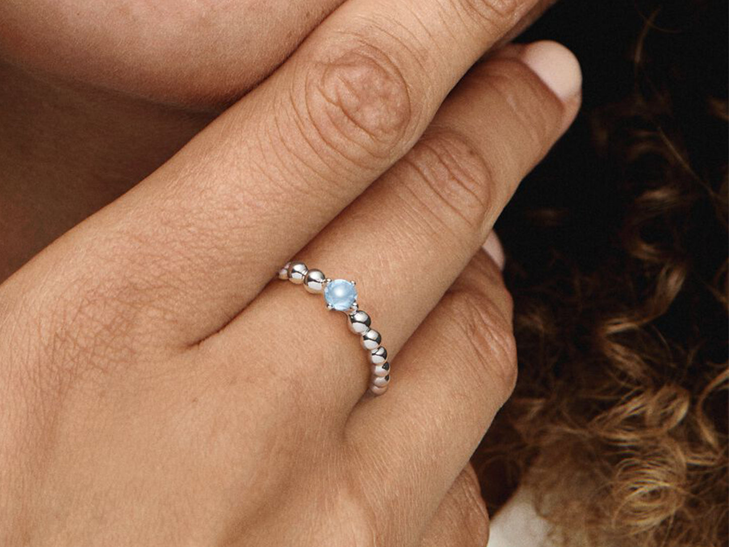 Sky Blue Serenity Ring
