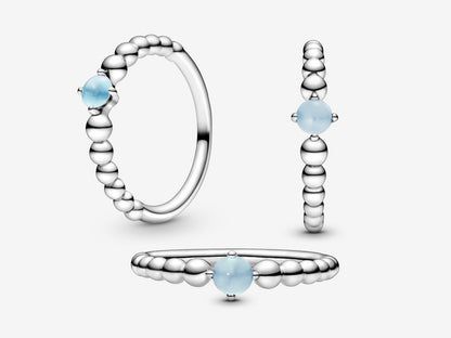 Sky Blue Serenity Ring
