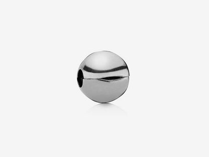 Simple Silver Ball Retaining Clip Charm