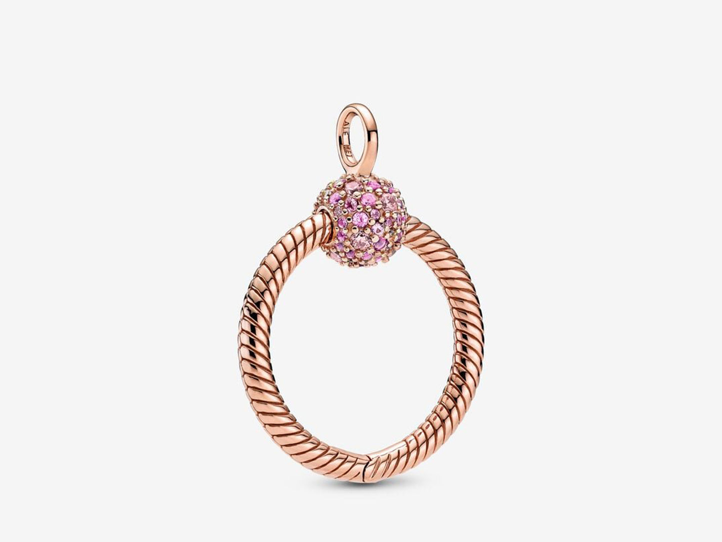 Small Pavé O Pendant