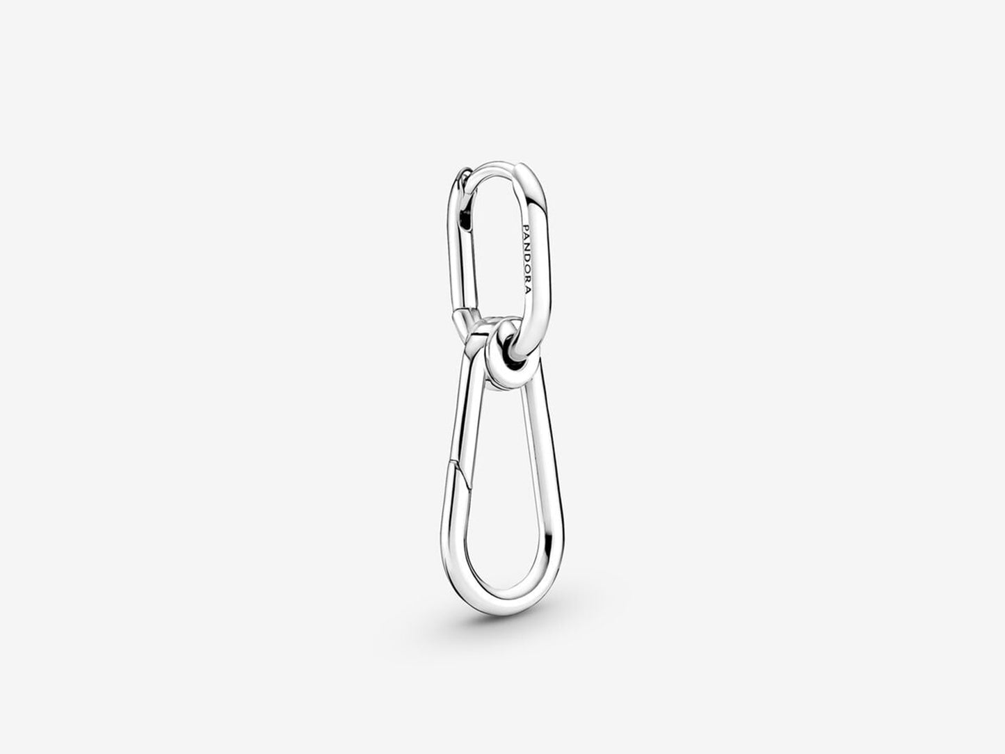 Smooth Chain Duo Hoop Earrings