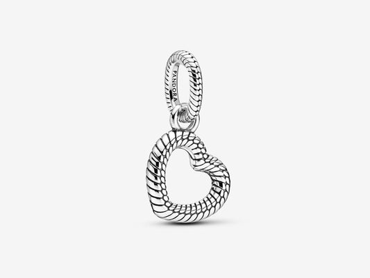 Snake Chain Heart Pendant
