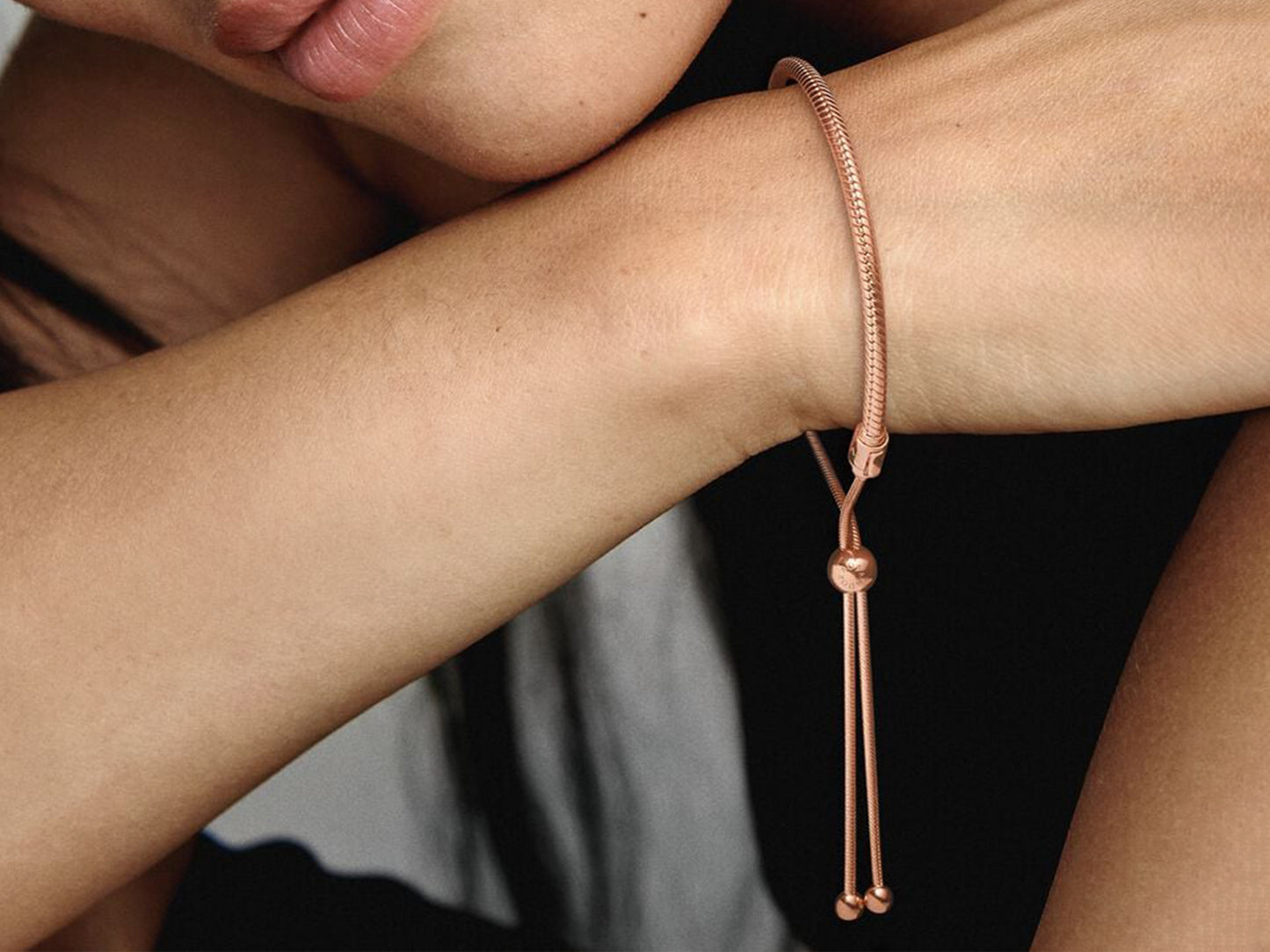 Snake Chain Slider Bracelet