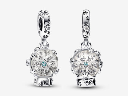Snowflake Snow Globe Dangle Charm