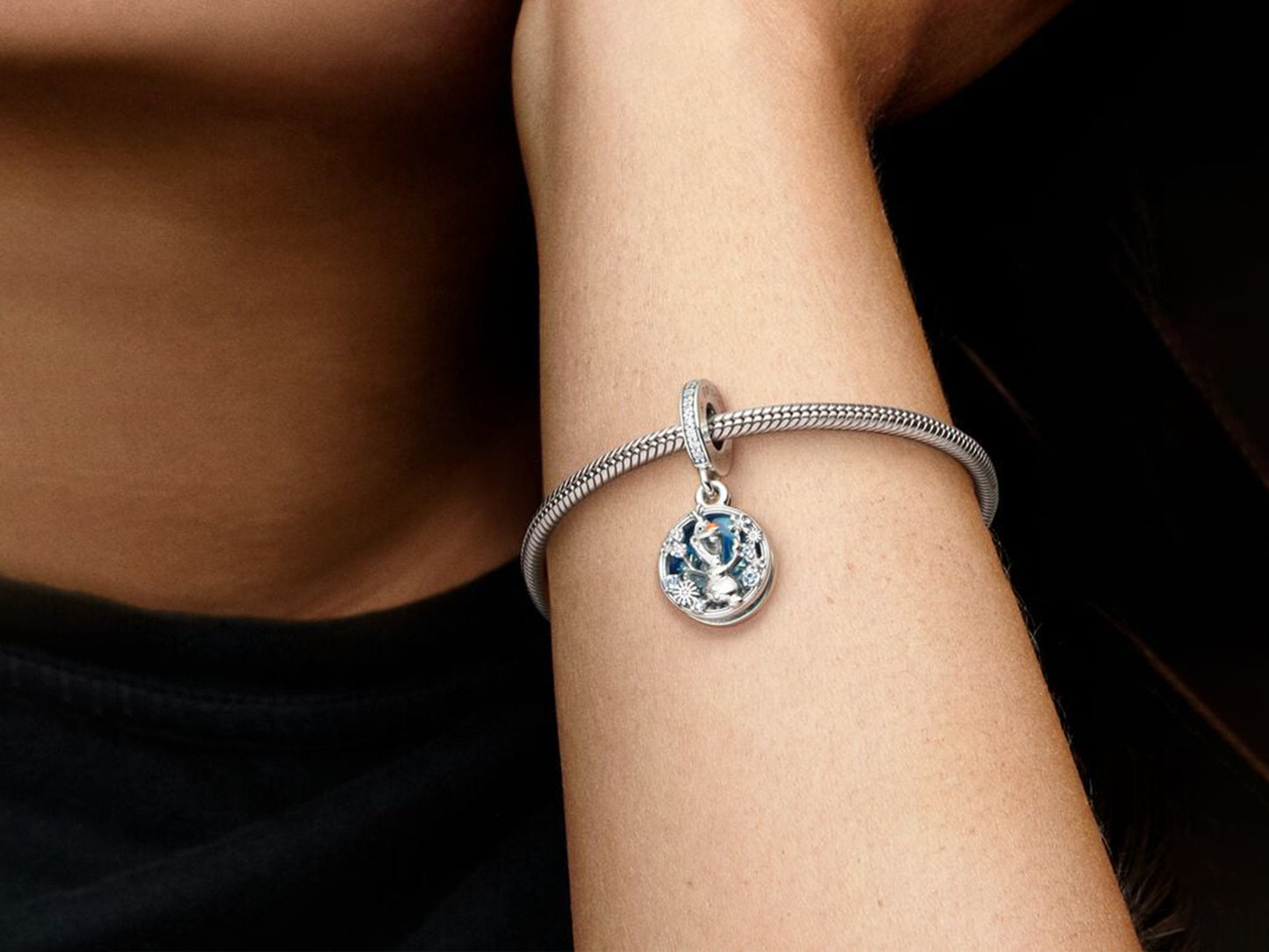 Snowman Hugs Charm