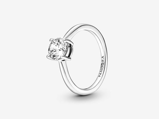 Sparkling Solitaire Ring
