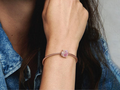 Sparkling Autumn Leaves Charm