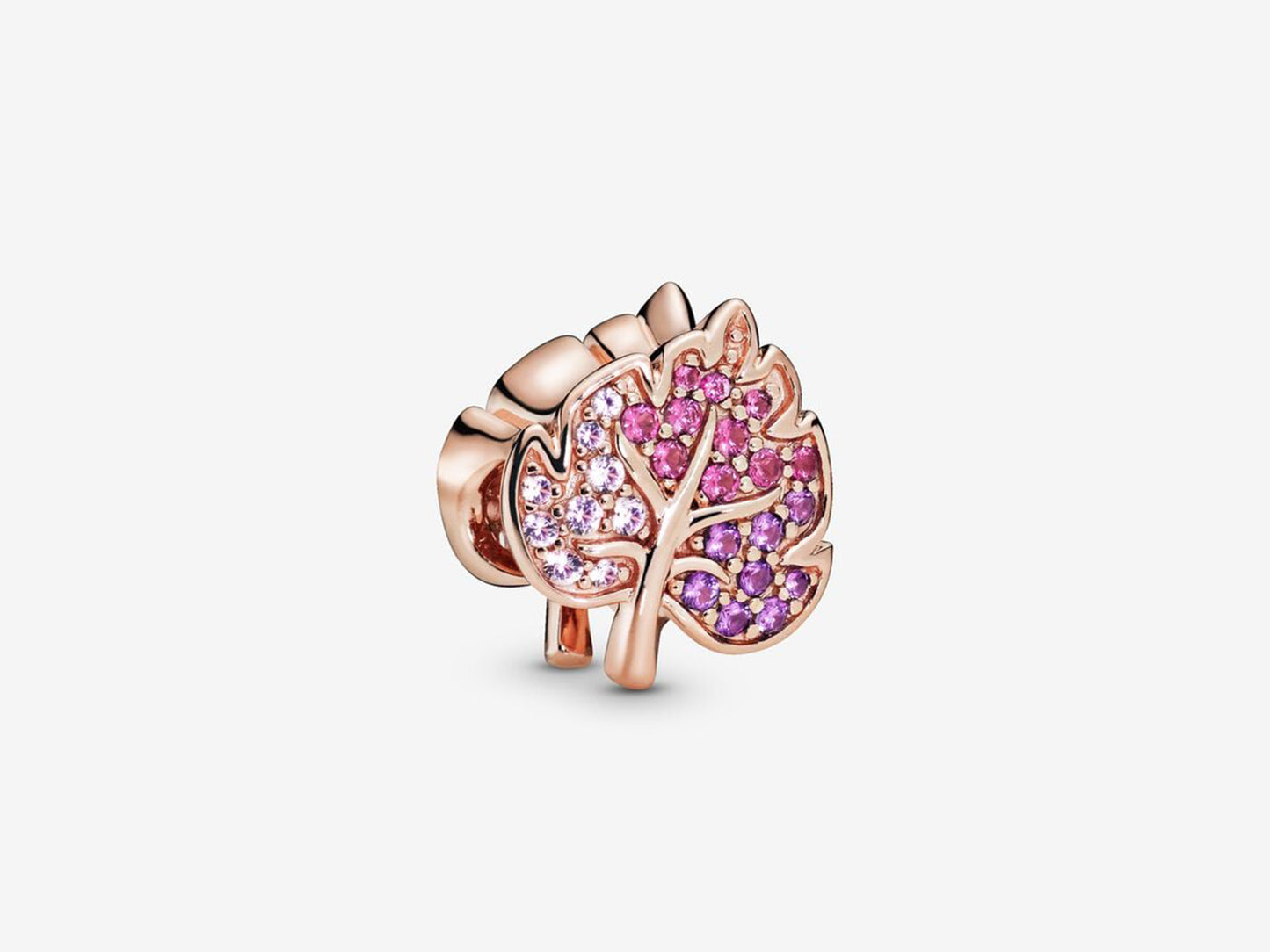 Sparkling Autumn Leaves Charm
