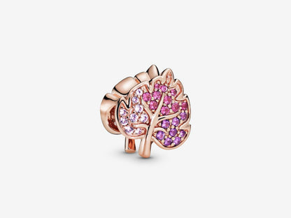 Sparkling Autumn Leaves Charm